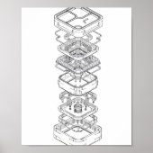 Instructional Design: Modular Machine Assembly ポスター (正面)