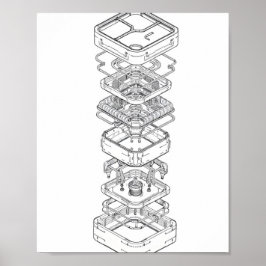 Instructional Design: Modular Machine Assembly ポスター