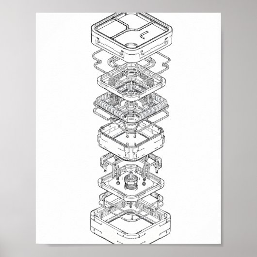 Instructional Design: Modular Machine Assembly ポスター (正面)