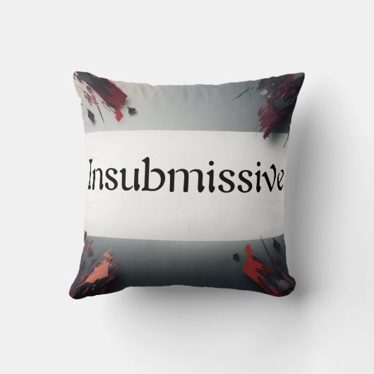 Insubmissive クッション (裏面)