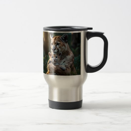  Insulated Coffee Tumbler with Mother and Cub トラベルマグ (右)