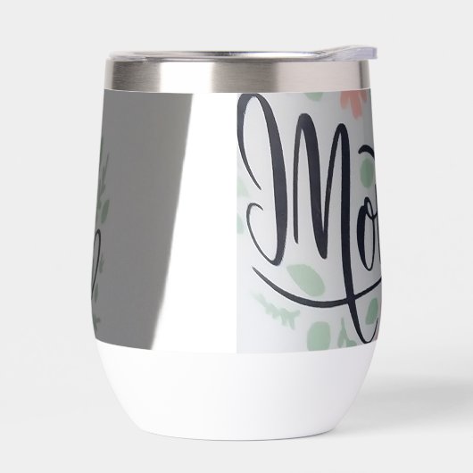 insulated tumbler spells mom (左面)