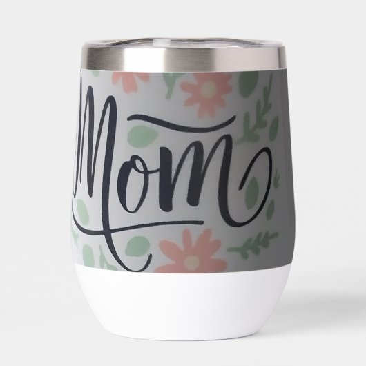 insulated tumbler spells mom (背面)