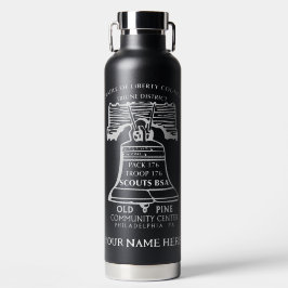 Insulated Water Bottle - Black (Personalized) ウォーターボトル