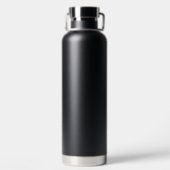 Insulated Water Bottle - Black (Personalized) ウォーターボトル (背面)