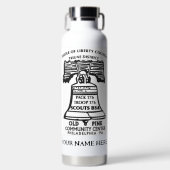 Insulated Water Bottle - White (Personalized) ウォーターボトル (正面)