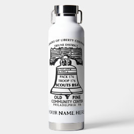 Insulated Water Bottle - White (Personalized) ウォーターボトル