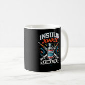 Insulin Junkie For Life コーヒーマグカップ (正面右)