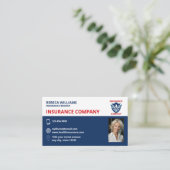 Insurance Agent / Company 名刺 (スタンド正面)