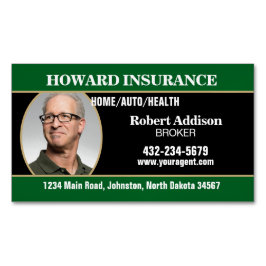 Insurance Agent or Any Company マグネット名刺