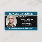 Insurance Agent or Any Company 名刺 (正面)