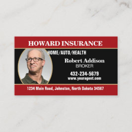 Insurance Agent or Any Company 名刺
