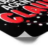 Insurance Agent Santa Claus Christmas Matching Cos ポスター (角)