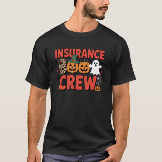 Insurance Boo Crew Halloween Theme For Spooky Offi Tシャツ