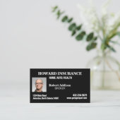 Insurance Broker 名刺 (スタンド正面)
