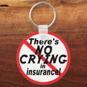Insurance.pngの泣き叫びなし キーホルダー (正面)