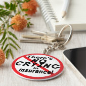Insurance.pngの泣き叫びなし キーホルダー (側面)