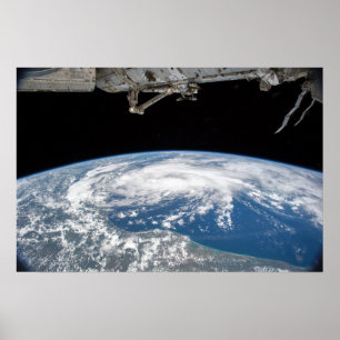 Intからの熱帯嵐ビル。 宇宙局 ポスター