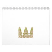 intを使鮮やか用した対称フローラデザイン カレンダー (カバー)