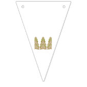 intを使鮮やか用した対称フローラデザイン バンティングフラッグ (第3の旗)