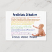 Intactivism情報カード 名刺 (裏面)