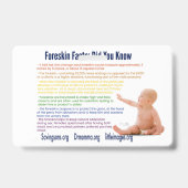 Intactivism 情報カード バッジ (裏面)