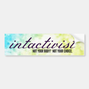 Intactivist バンパーステッカー