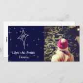 intagramのクリスマスのフォトカード シーズンカード (正面/裏面)