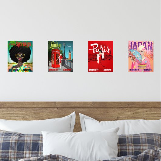 Integrity International Airways Small Print Set (寝室)