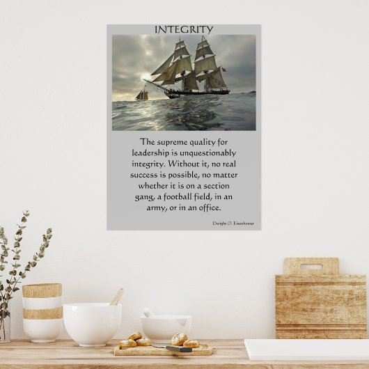 INTEGRITY Posts land 6 ポスター (キッチン)