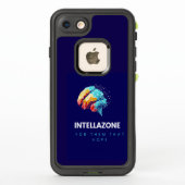 Intellazone ブラック スマートフォンケース LifeProof iPhoneケース (裏面)