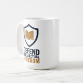 Intellectual Freedom Defense コーヒーマグカップ (正面左)