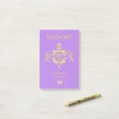 Intellectual Kingdom Passport ポストイット (デスク上)