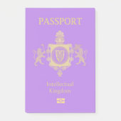 Intellectual Kingdom Passport ポストイット (正面)