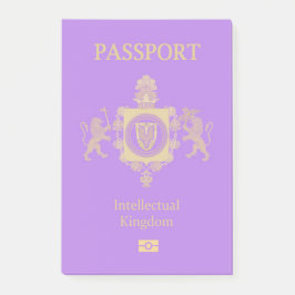Intellectual Kingdom Passport ポストイット