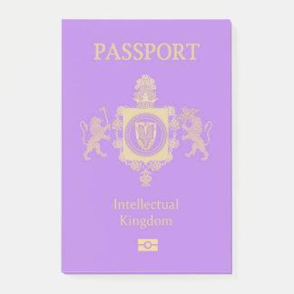Intellectual Kingdom Passport ポストイット