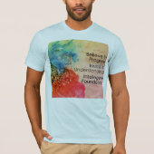 Intellegereの基礎は進行中を信じます。 Tシャツ (正面)