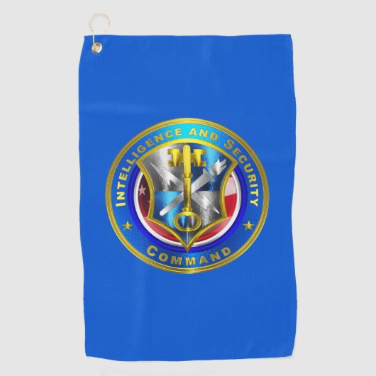 Intelligence and SecurityコマンドINSCOM ゴルフタオル (正面)