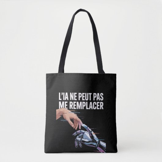 Intelligence artificielle et humains トートバッグ (正面)