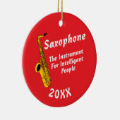 Intelligent Saxophone セラミックオーナメント (右)