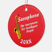 Intelligent Saxophone セラミックオーナメント (左)