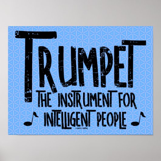 Intelligent Trumpet Rough Text ポスター (正面)