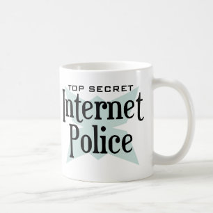 Intenetの極秘の警察 コーヒーマグカップ