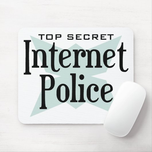 Intenetの極秘の警察 マウスパッド (マウス)