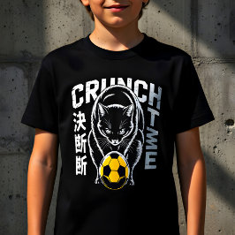 Intense Cat Soccer T-Shirt - Gift for Athletes トライブレンドＴシャツ