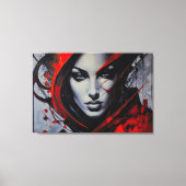 Intense Gaze キャンバスプリント (正面)