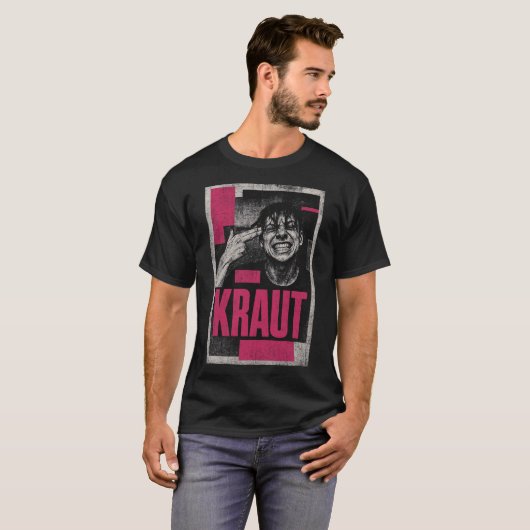  Intense Punk Expression Portrait Tシャツ (正面フル)