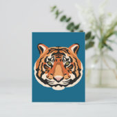 Intense Tiger Eyes the Powerful Big Cat ポストカード (スタンド正面)
