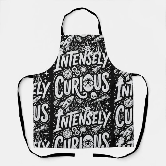 Intensely Curious エプロン (正面)