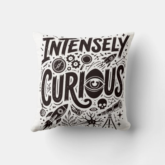 Intensely Curious クッション (裏面)